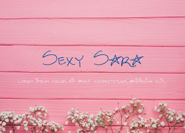 Sexy Sara example